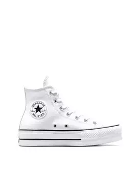Converse - Chuck Taylor All Star Hi Lift - Белые высокие кеды