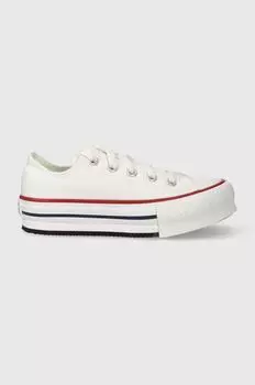 Converse Детские кроссовки, белый