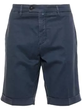 Corneliani габардиновые шорты-бермуды, синий