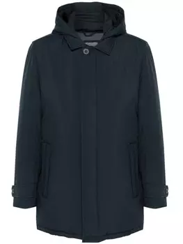 Corneliani куртка с капюшоном, синий
