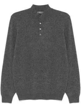 Corneliani меланжевый свитер, серый