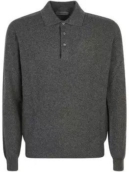 Corneliani рубашка поло из шерсти 120-х годов, серый