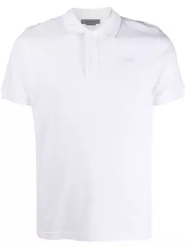 Corneliani рубашка поло с короткими рукавами, белый
