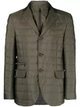 Corneliani стеганый пиджак, зеленый