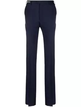 Corneliani узкие брюки из вирджинской шерсти, синий
