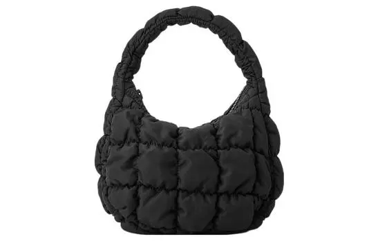 COS Женская мини-сумка Cloud Bag из полиэстера, черная