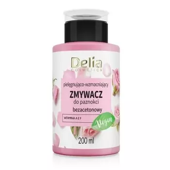Cosmetics Vege Средство для снятия лака без ацетона, укрепление и уход, 200 мл, Delia