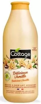COTTAGE Douche & Bain Lait Гидратирующий гель для душа «Вкусная ваниль» 750 мл