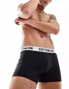 Cotton:On - хлопковые трусы черного цвета