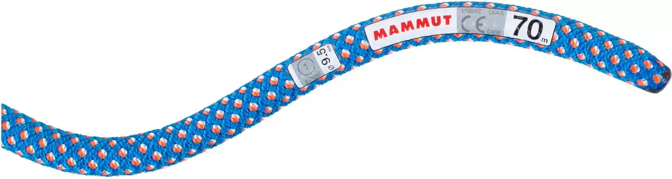 Crag Classic Duodess 9,5 мм несухая веревка Mammut, синий