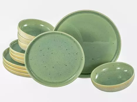 CreaTable, 23716, Uno Romana, набор тарелок, 12 предметов, керамика