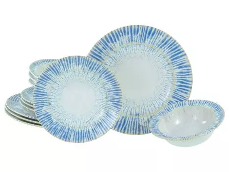 CreaTable, 23717, Rondo Summertime, набор тарелок, 12 предметов, керамика