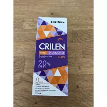 Crilen 20% спрей от комаров Plus 100 мл Frezyderm