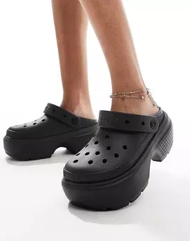 Crocs – Унисекс Stomp – Сабо цвета Schwarz