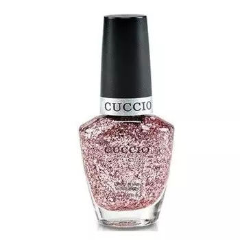 Cuccio, 6135 Розовый лак для ногтей с блестками, 13 мл Love Potion No. 9