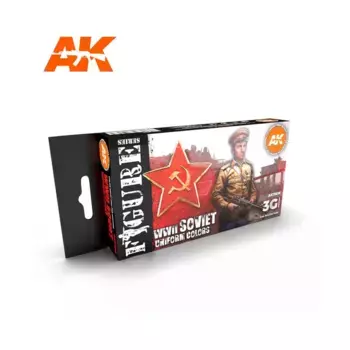 Цвета советской униформы времен Второй мировой войны, 3rd Gen Acrylic Paint Sets