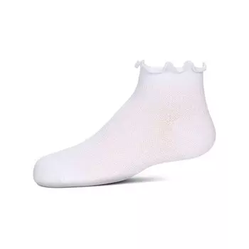 Цветные носки с рюшами для девочек MeMoi, цвет White Light Blue