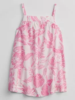 Цветочное платье Gap, розовый