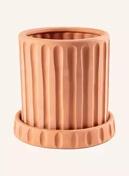 Цветочный горшок Seletti MAGNA GRAECIA DORICO, высота 29,5 см, оранжевый