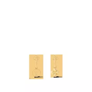 Цветущие серьги Louis Vuitton, золотой