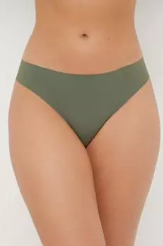 Дэнги стринги DKNY, зеленый