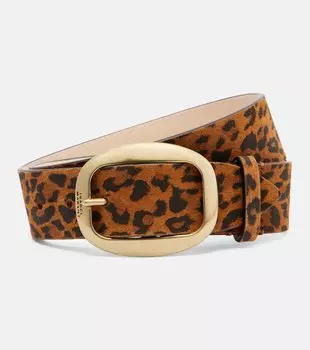Даро пояс из замши с леопардовым принтом Isabel Marant, Leopard