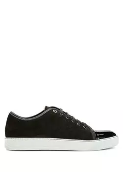 Dbb1 мужские кожаные кроссовки Lanvin, черный