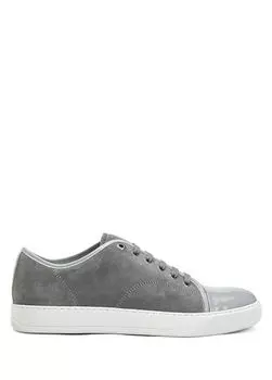 Dbb1 мужские кожаные кроссовки Lanvin, серый