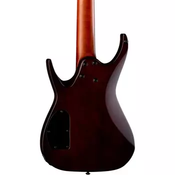 Dean Exile Select 7-струнная электрогитара с мультигаммой и Kahler Satin Natural Black Burst