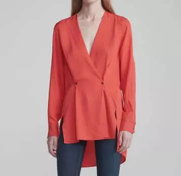 Дебби Топ в красном rag & bone