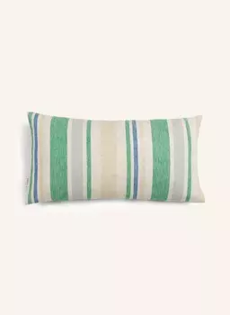 Декоративная подушка Marc O'Polo TORRE, 30x60 см, цвет creme/mint/blau