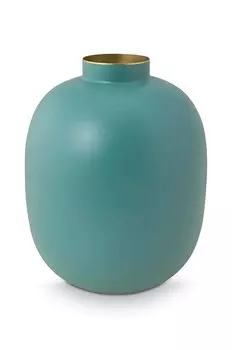 Декоративная ваза Matt Light Blue Pip Studio, бирюзовый