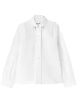 Декорированная рубашка JIL SANDER, белый