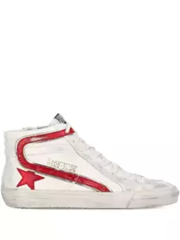 Декорированные кроссовки GOLDEN GOOSE, белый