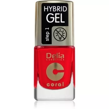 Delia Cosmetics Коралловый гибридный гель-лак для ногтей - Цвет: коралловый 125, Объем: 11 мл