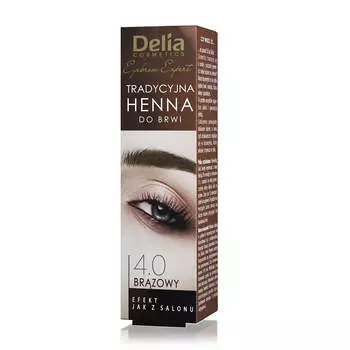 Delia Традиционная хна для бровей Eyebrow Expert 4.0 Бронза 2г