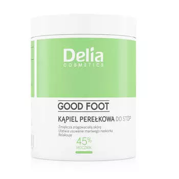 Delia Жемчужная ванна для ног Good Foot с мочевиной 45% 250г