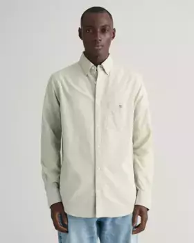 Деловая рубашка Gant "REG OXFORD SHIRT", рубашка Оксфорд стандартного кроя, цвет Milky Matcha