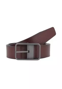 Деловой двусторонний кожаный ремень PORSCHE DESIGN, цвет Dark Brown