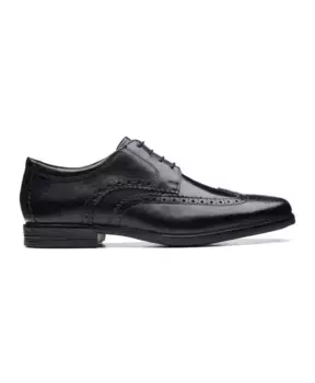 Деловые туфли Wingtip Clarks, черный