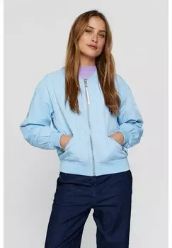 Демисезонная куртка NUELLINORA JACKET. Nmph, цвет powder blue