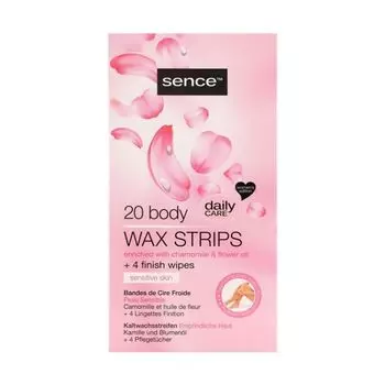 Депиляционные полоски для чувствительной кожи тела Beauty (20 шт.) Sence