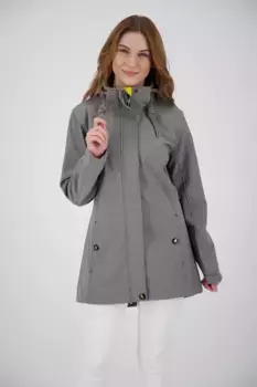 DEPROC Active softshell пальто "PEAK ROBSON WOMEN", также доступно в больших размерах, серый