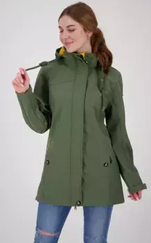DEPROC Active softshell пальто "PEAK ROBSON WOMEN", также доступно в больших размерах, зеленый
