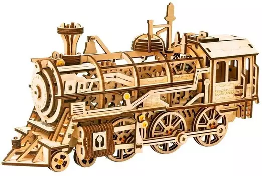 Деревянный 3D-пазл ROBOTIME - Локомотив