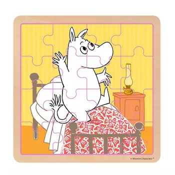 Деревянный пазл, 16 деталей Муми-тролли – шалости перед сном Barbo Toys