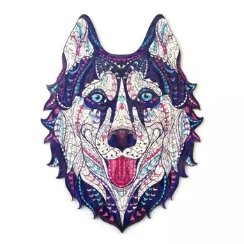 Деревянный пазл MERRY HUSKY M Moments