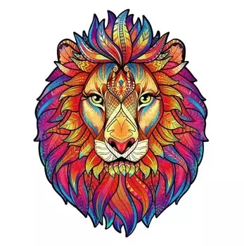 Деревянный пазл Таинственный лев 700 деталей Унидрагон UNIDRAGON