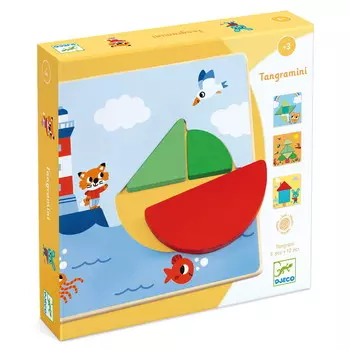 Деревянный пазл Tangramini DJ01672 Djeco