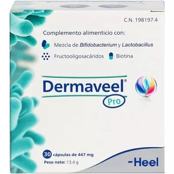 Dermaveel Pro Пробиотик 28 капсул, Heel